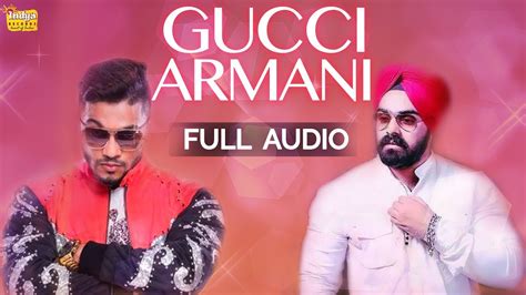 raftaar gucci armani